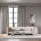 Izumi Room Fabric - Temple Grey/Diffused Light
