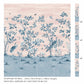 Florence Wallpaper - Powder/ China Blue - HDHW112890
