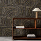 Frescoes Wallpaper - Charcoal / Chalk / Limestone - HDMW113291
