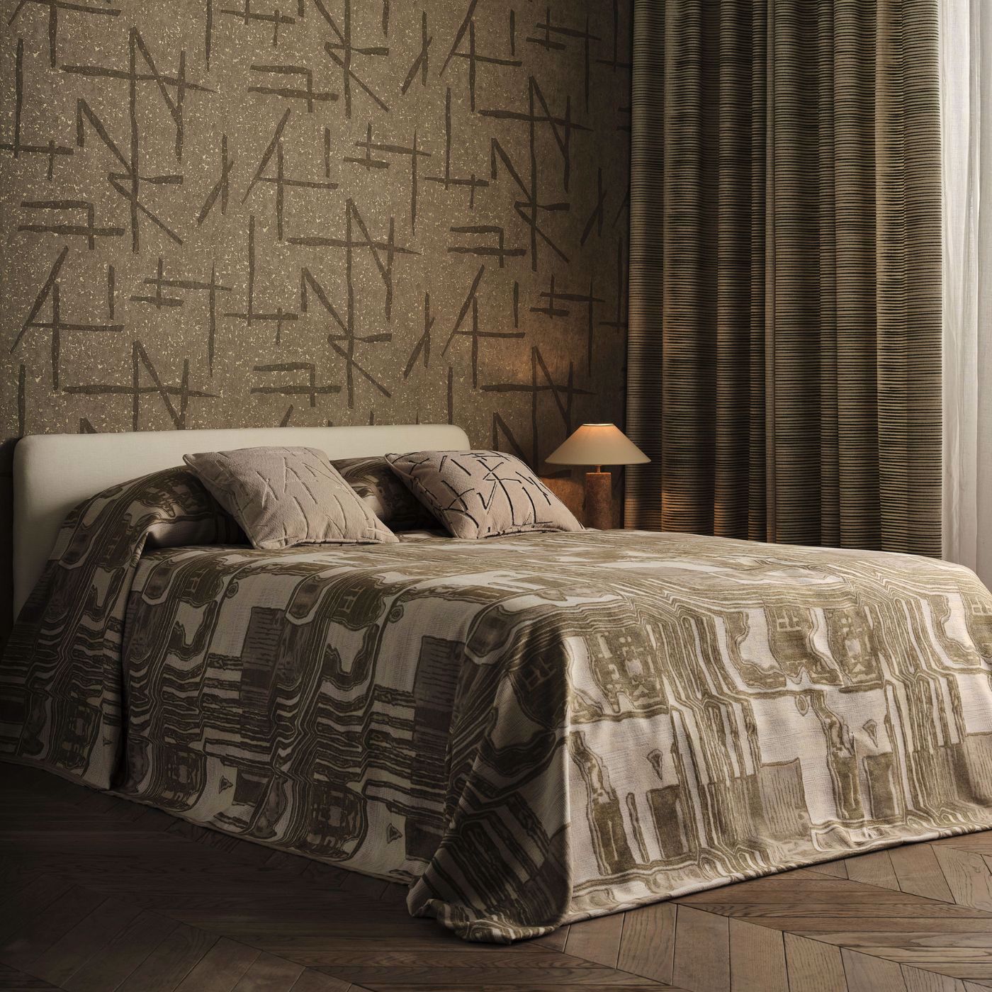 Dolmens Wallpaper - Sandstone / Gold - HDMW113330