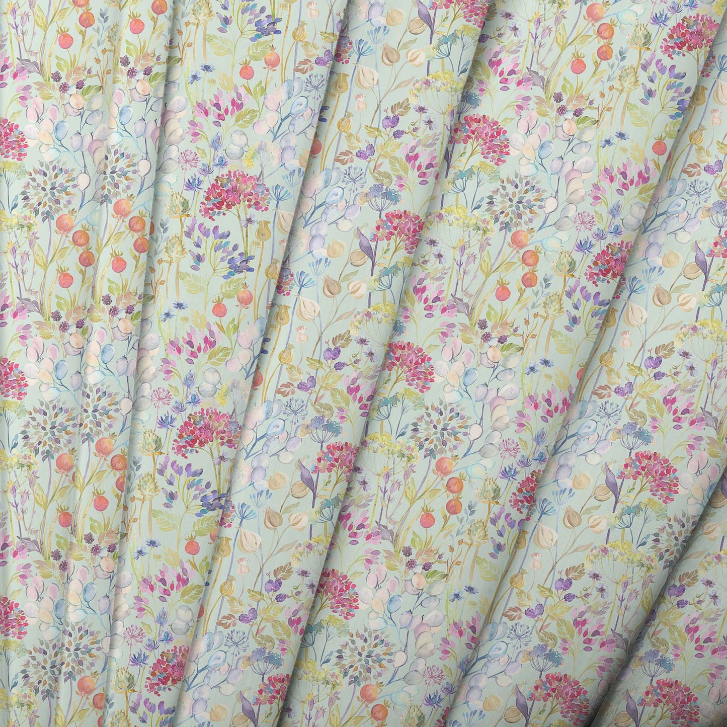 Hedgerow Duck Egg Lomond Pima Lawn Cotton - Dress Fabric