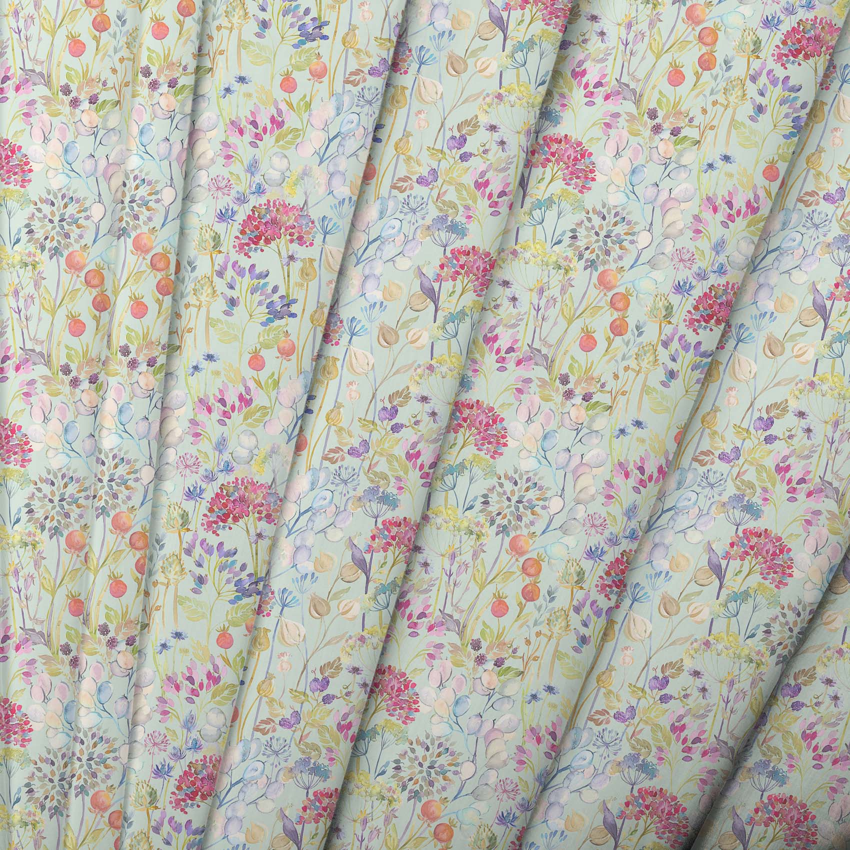 Hedgerow Duck Egg Lomond Pima Lawn Cotton - Dress Fabric