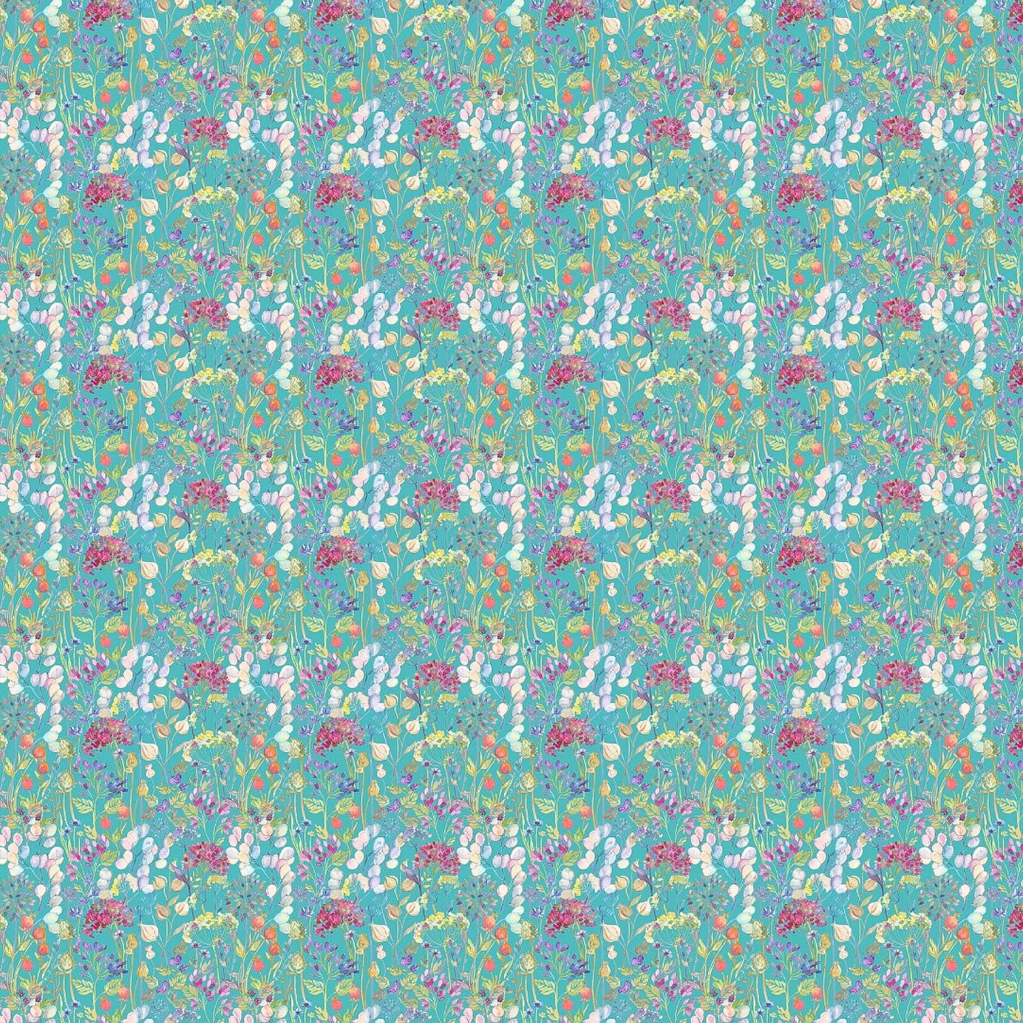 Hedgerow Kingfisher Lomond Pima Lawn Cotton - Dress Fabric