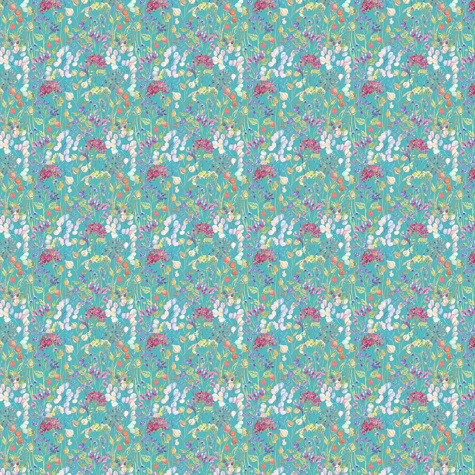 Hedgerow Kingfisher Lomond Pima Lawn Cotton - Dress Fabric