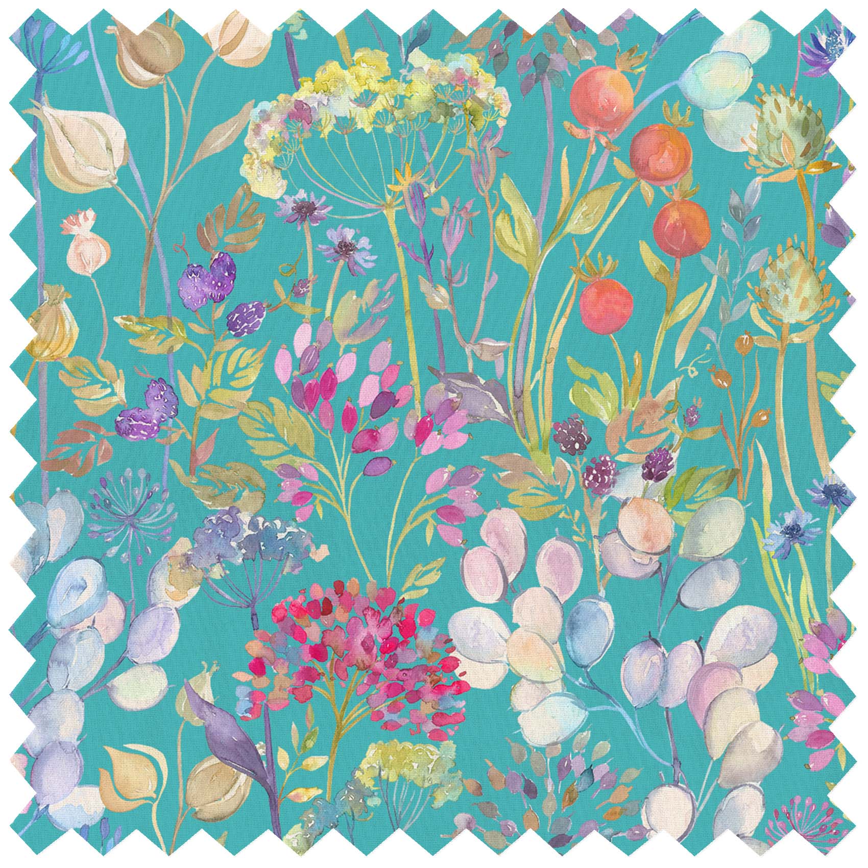 Hedgerow Kingfisher Lomond Pima Lawn Cotton - Dress Fabric