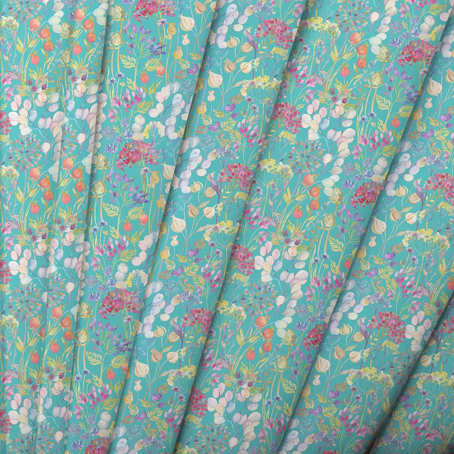 Hedgerow Kingfisher Lomond Pima Lawn Cotton - Dress Fabric
