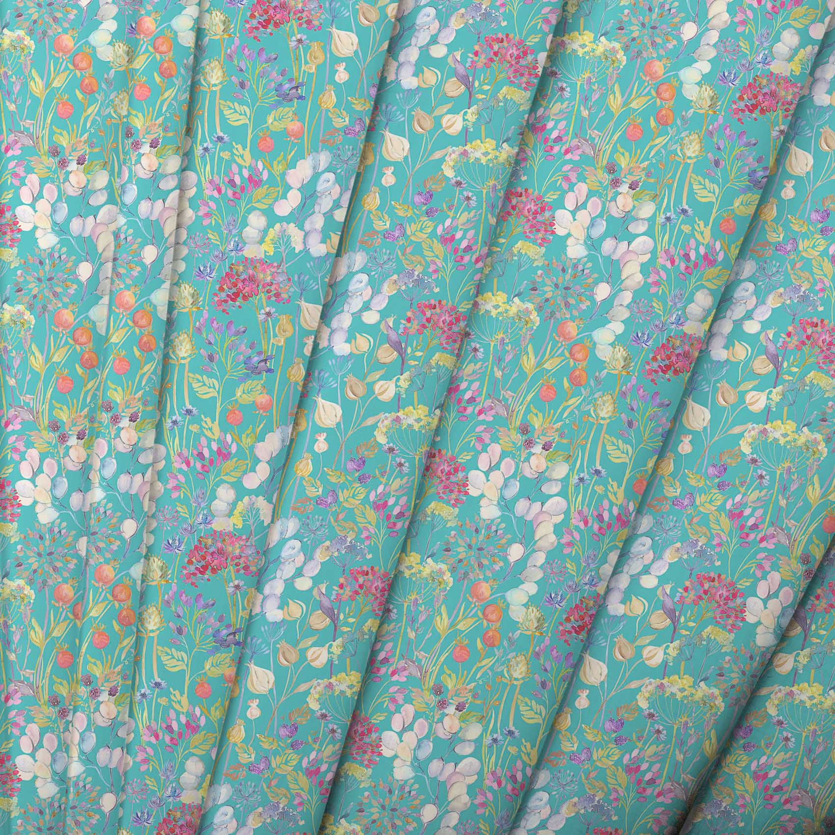 Hedgerow Kingfisher Lomond Pima Lawn Cotton - Dress Fabric