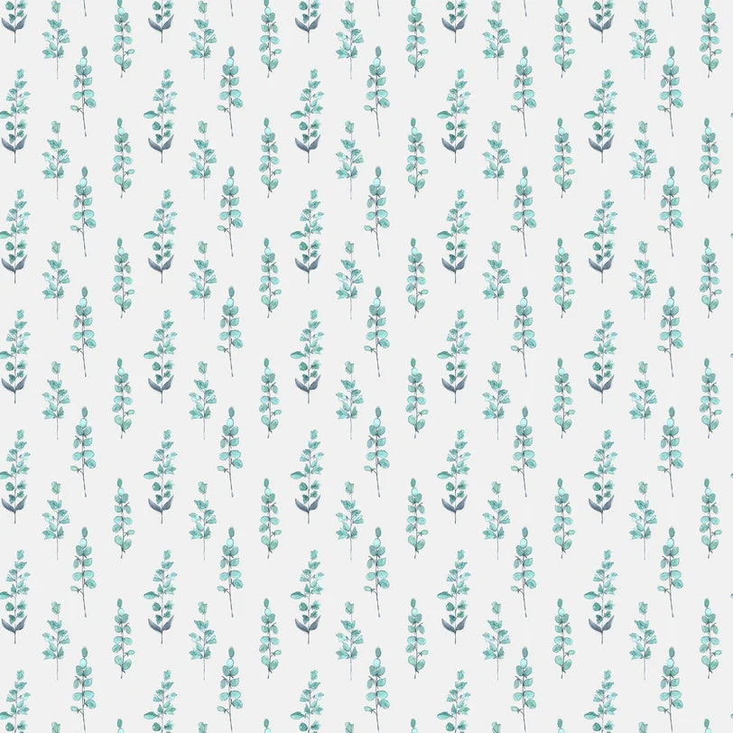 Helaine Aqua Linen Fabric