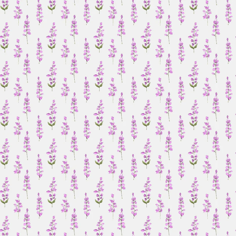Helaine Fuchsia Ecru Fabric