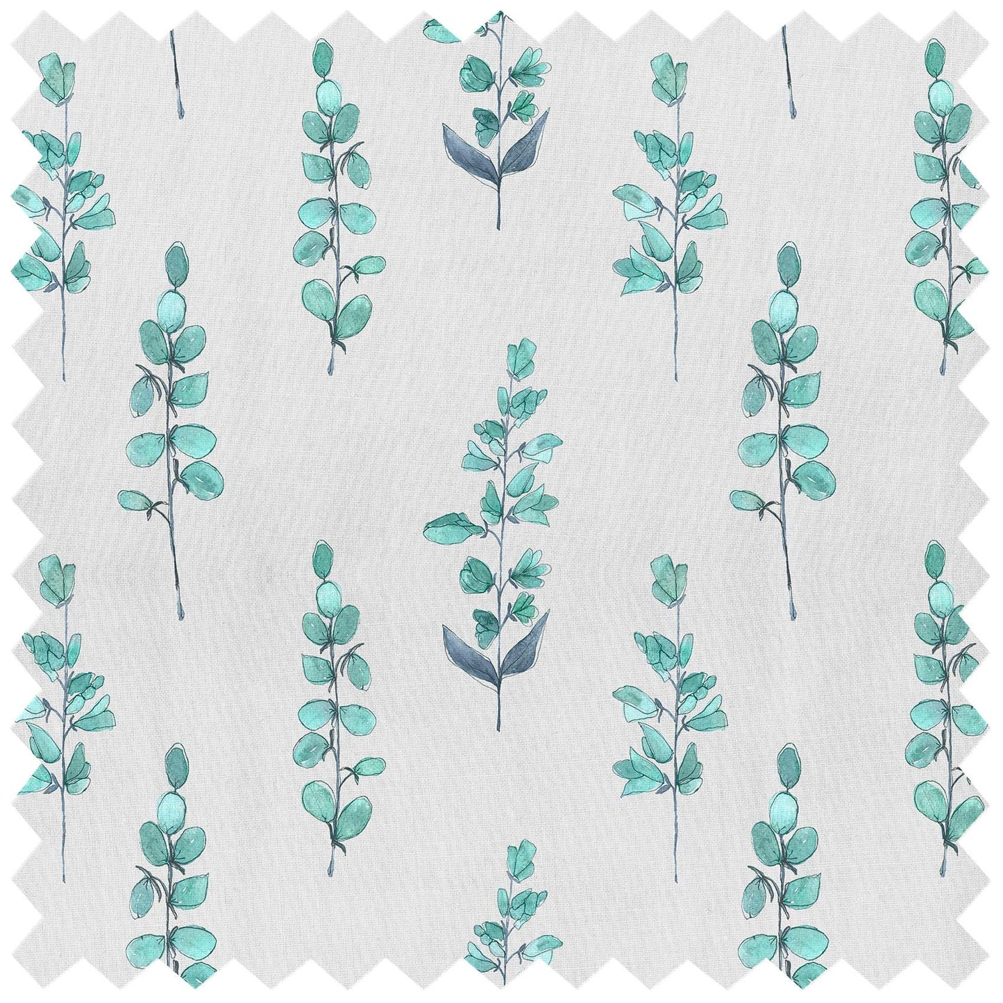 Helaine Aqua Linen Lomond Pima Lawn Cotton - Dress Fabric