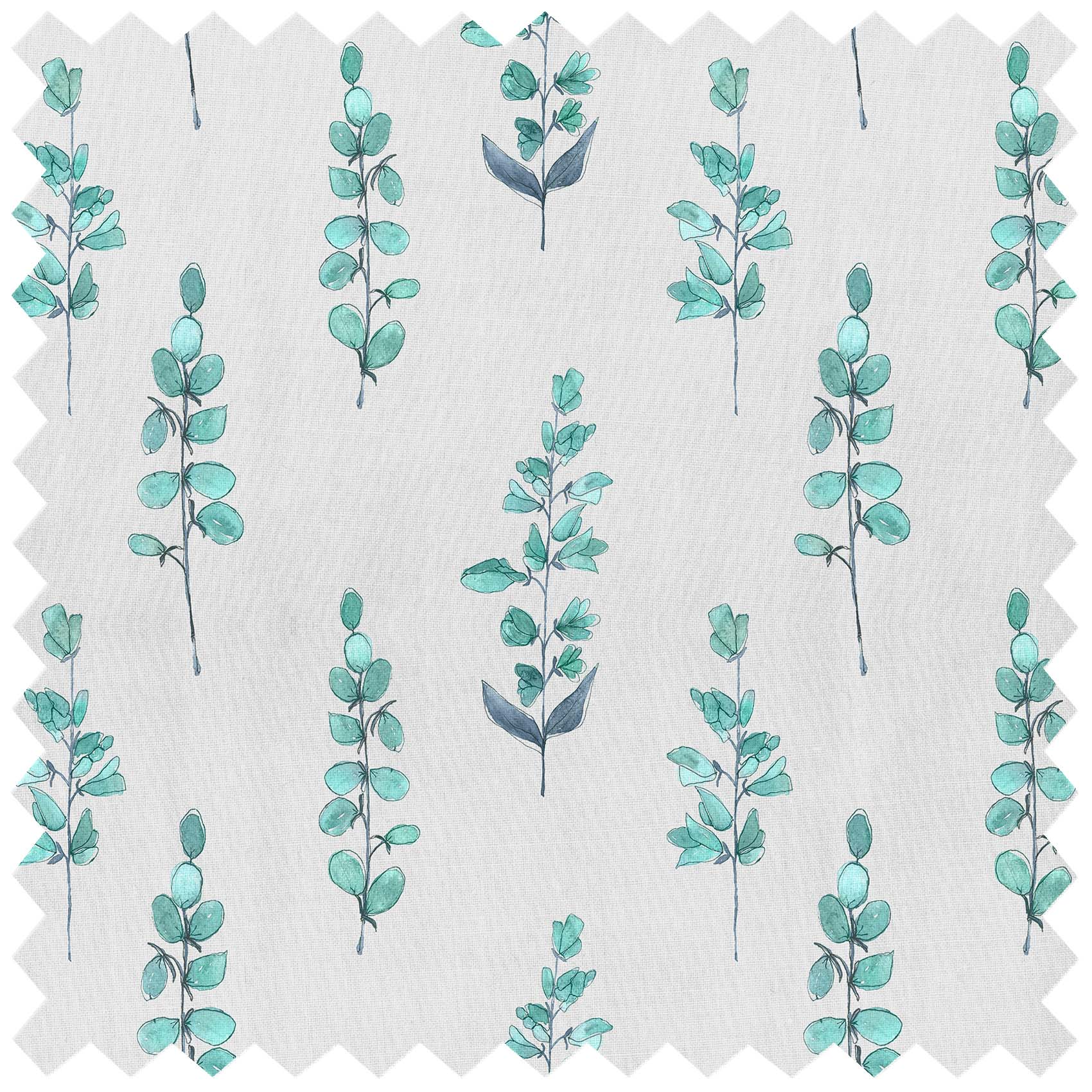 Helaine Aqua Linen Lomond Pima Lawn Cotton - Dress Fabric