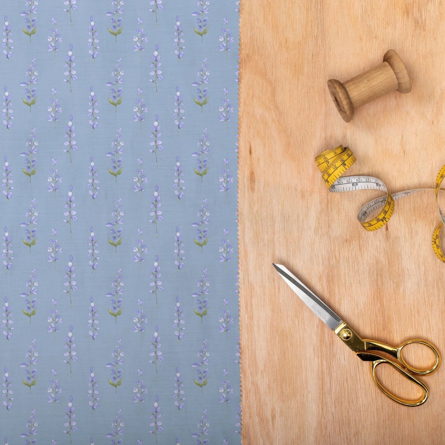 Helaine Bluebell Lomond Pima Lawn Cotton - Dress Fabric