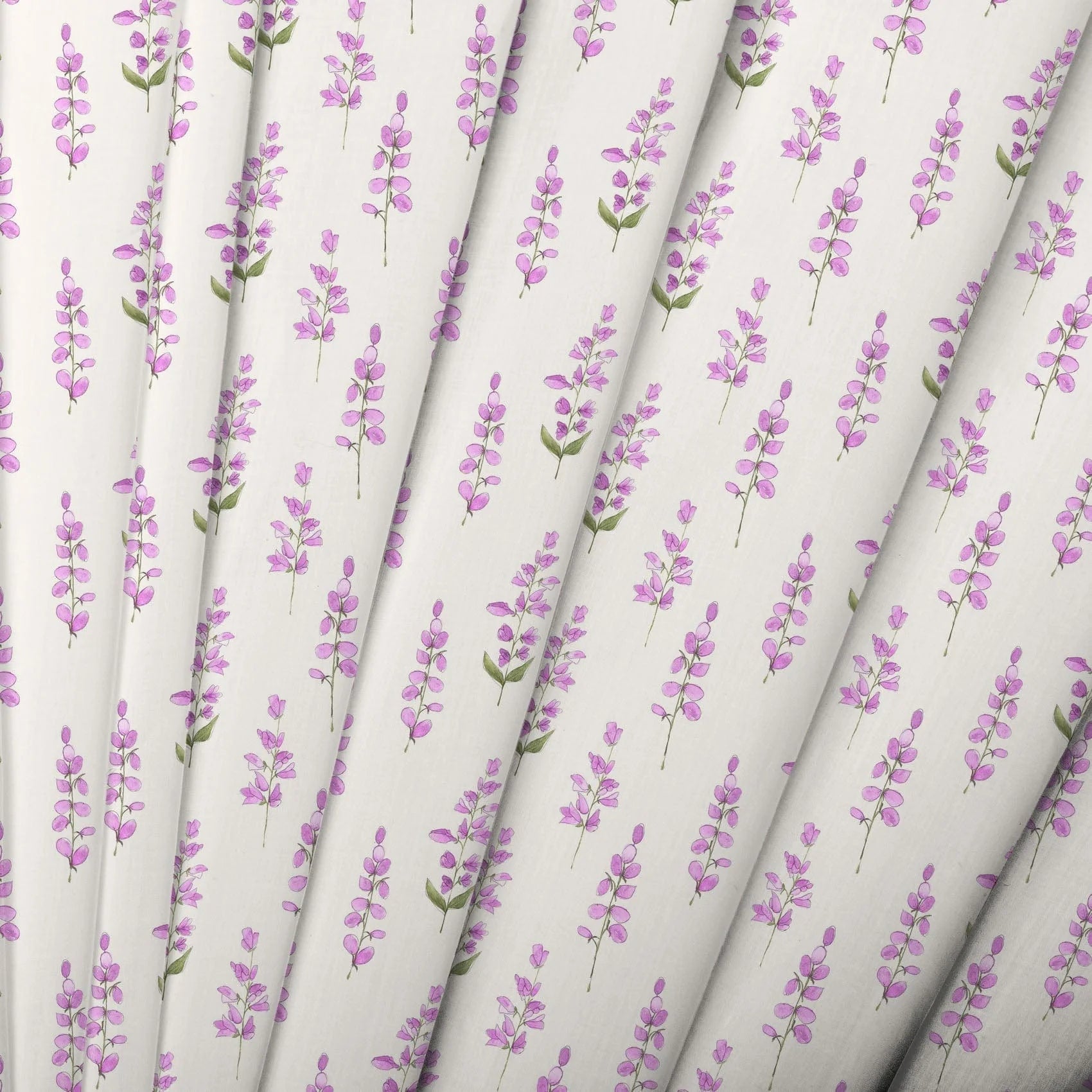 Helaine Fuchsia Ecru Lomond Pima Lawn Cotton - Dress Fabric