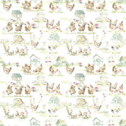 Henny Penny Linen Fabric