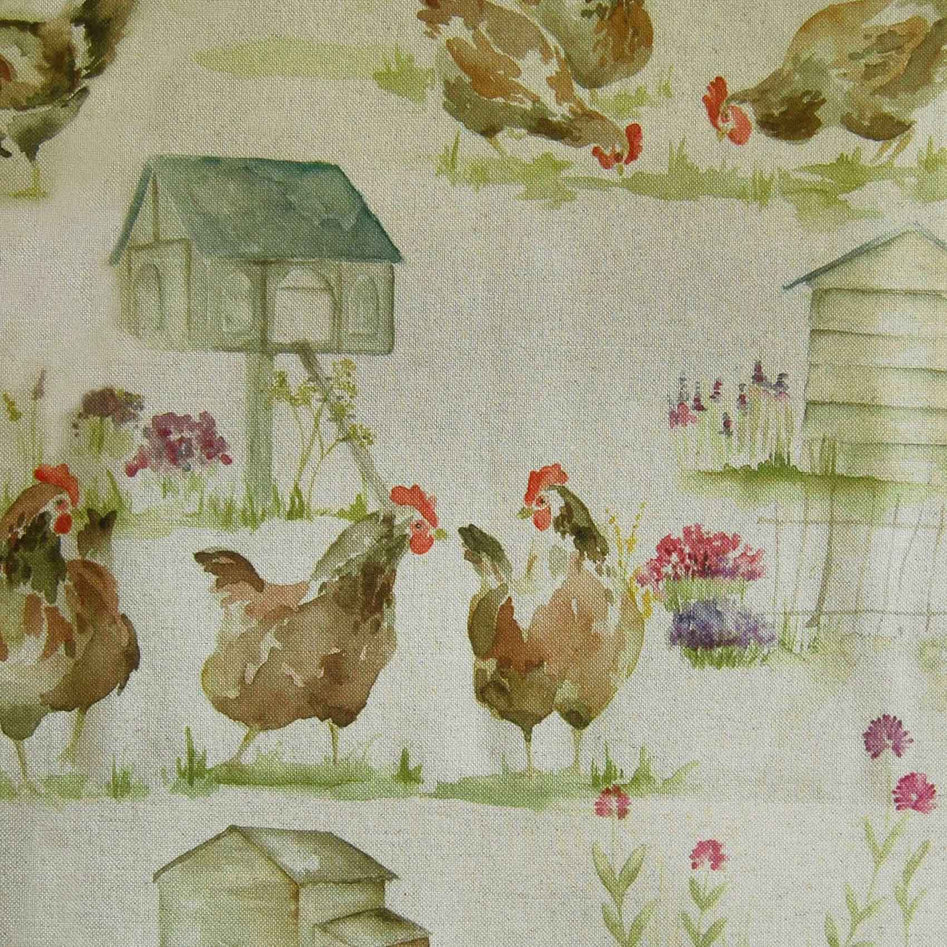 Henny Penny Linen Fabric