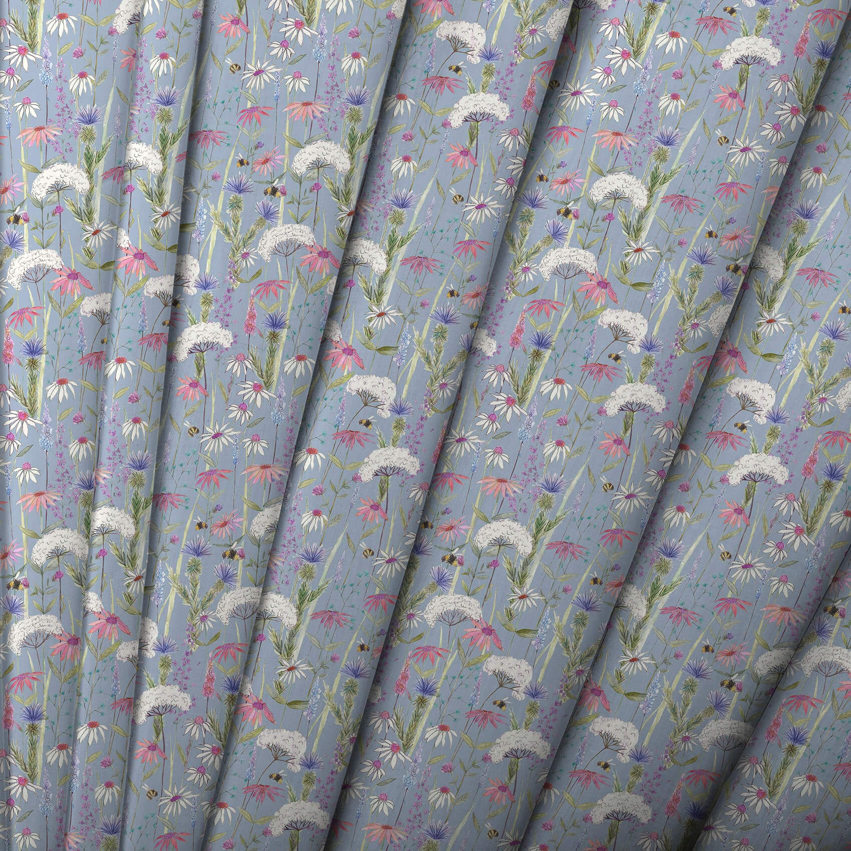 Hermione Bluebell Lomond Pima Lawn Cotton - Dress Fabric