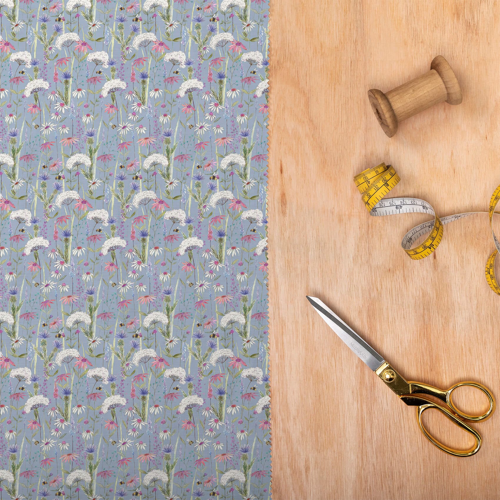 Hermione Bluebell Lomond Pima Lawn Cotton - Dress Fabric