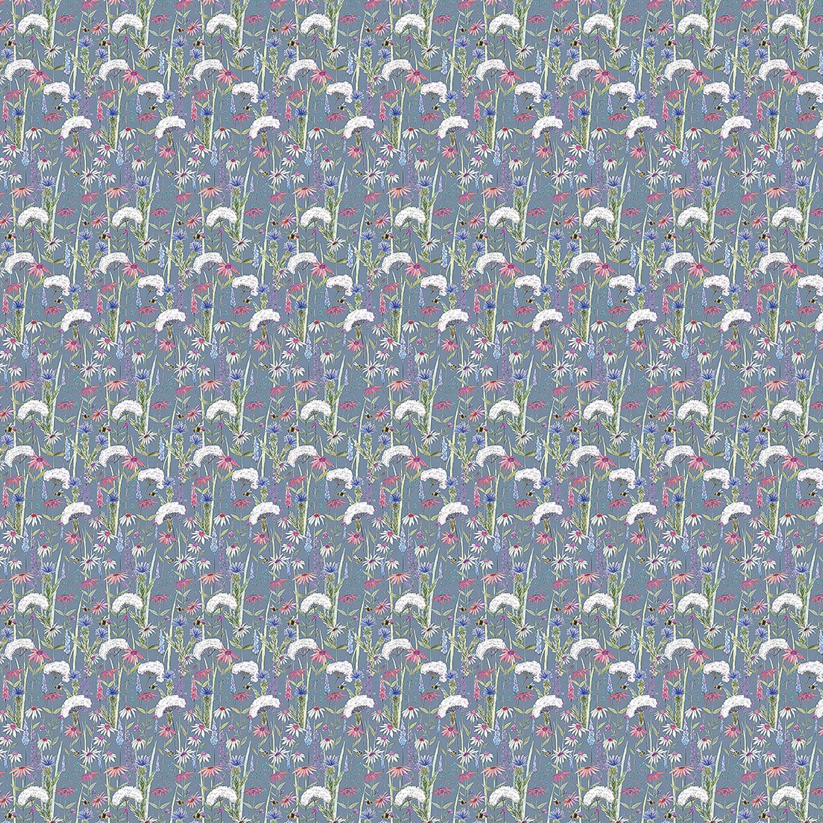 Hermione Indigo Lomond Pima Lawn Cotton - Dress Fabric