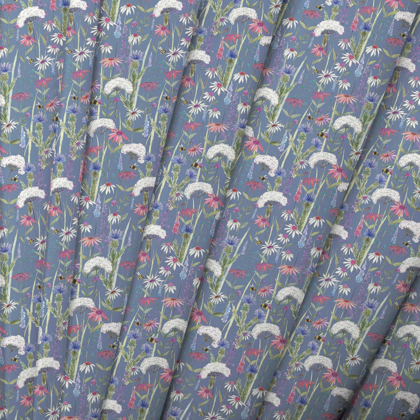 Hermione Indigo Lomond Pima Lawn Cotton - Dress Fabric