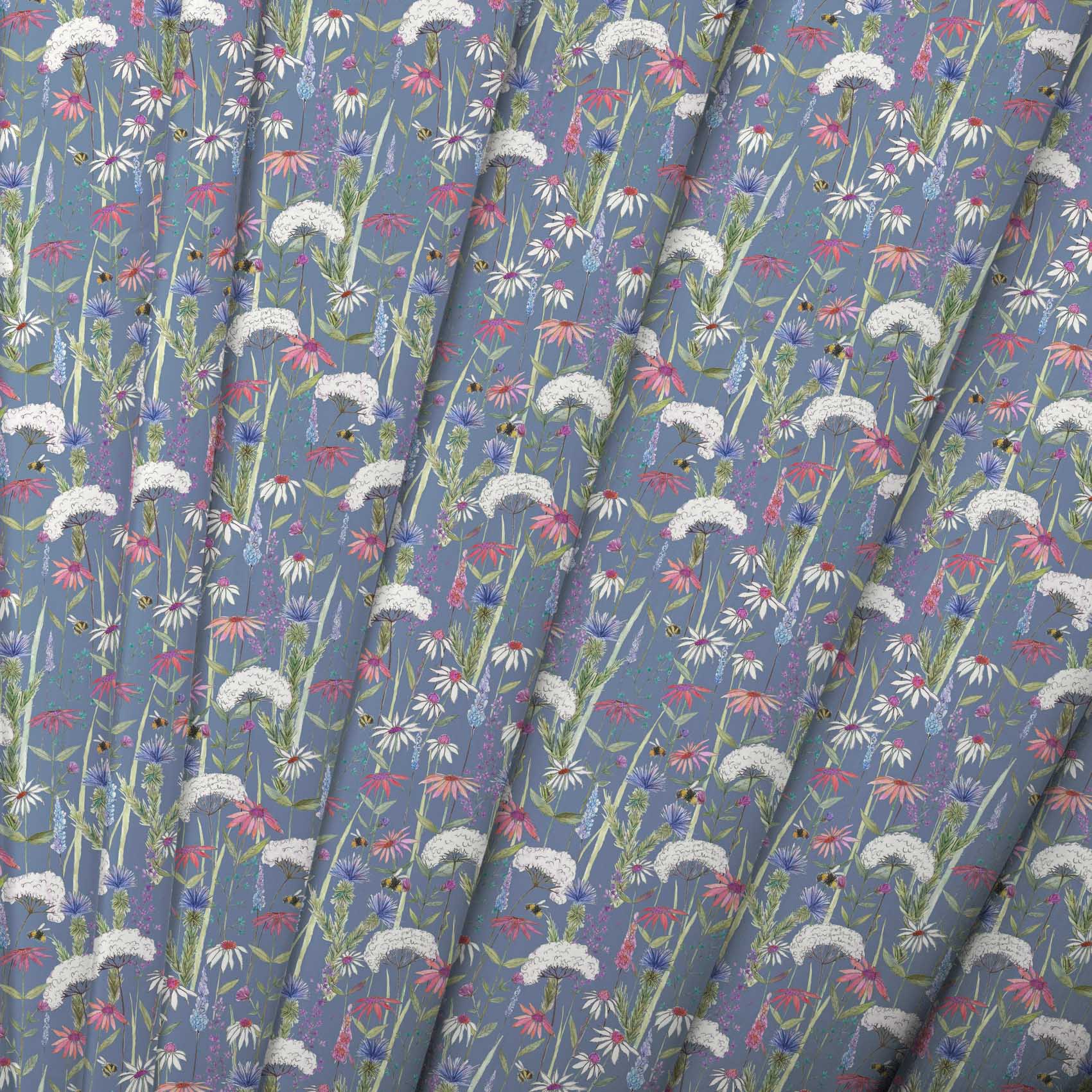 Hermione Indigo Lomond Pima Lawn Cotton - Dress Fabric