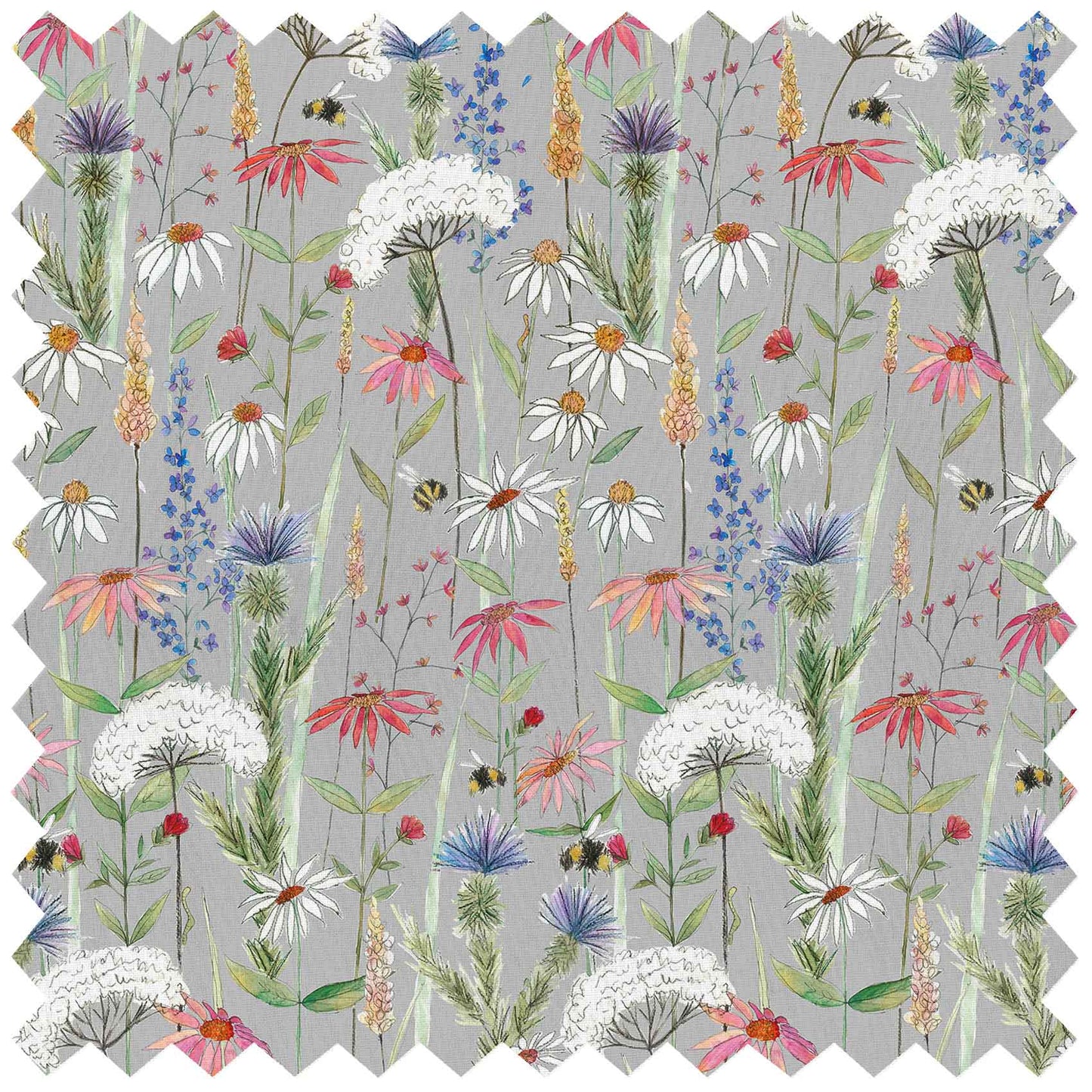 Hermione Silver Lomond Pima Lawn Cotton - Dress Fabric