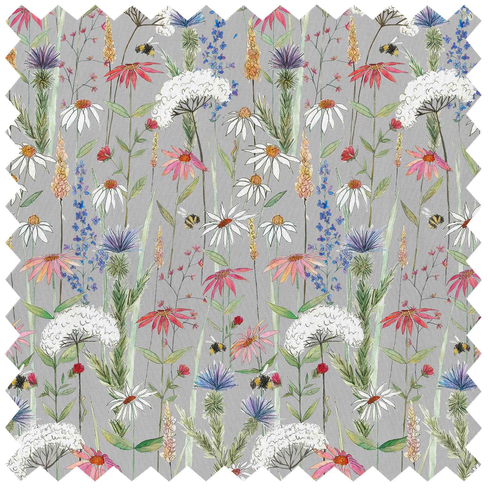 Hermione Silver Lomond Pima Lawn Cotton - Dress Fabric