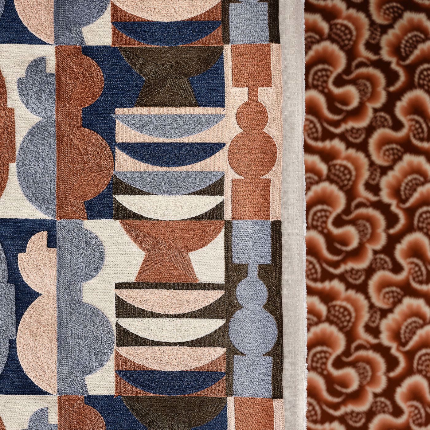 Pot Shop Fabric - Rose/Pacific - Harlequin - Henry Holland
