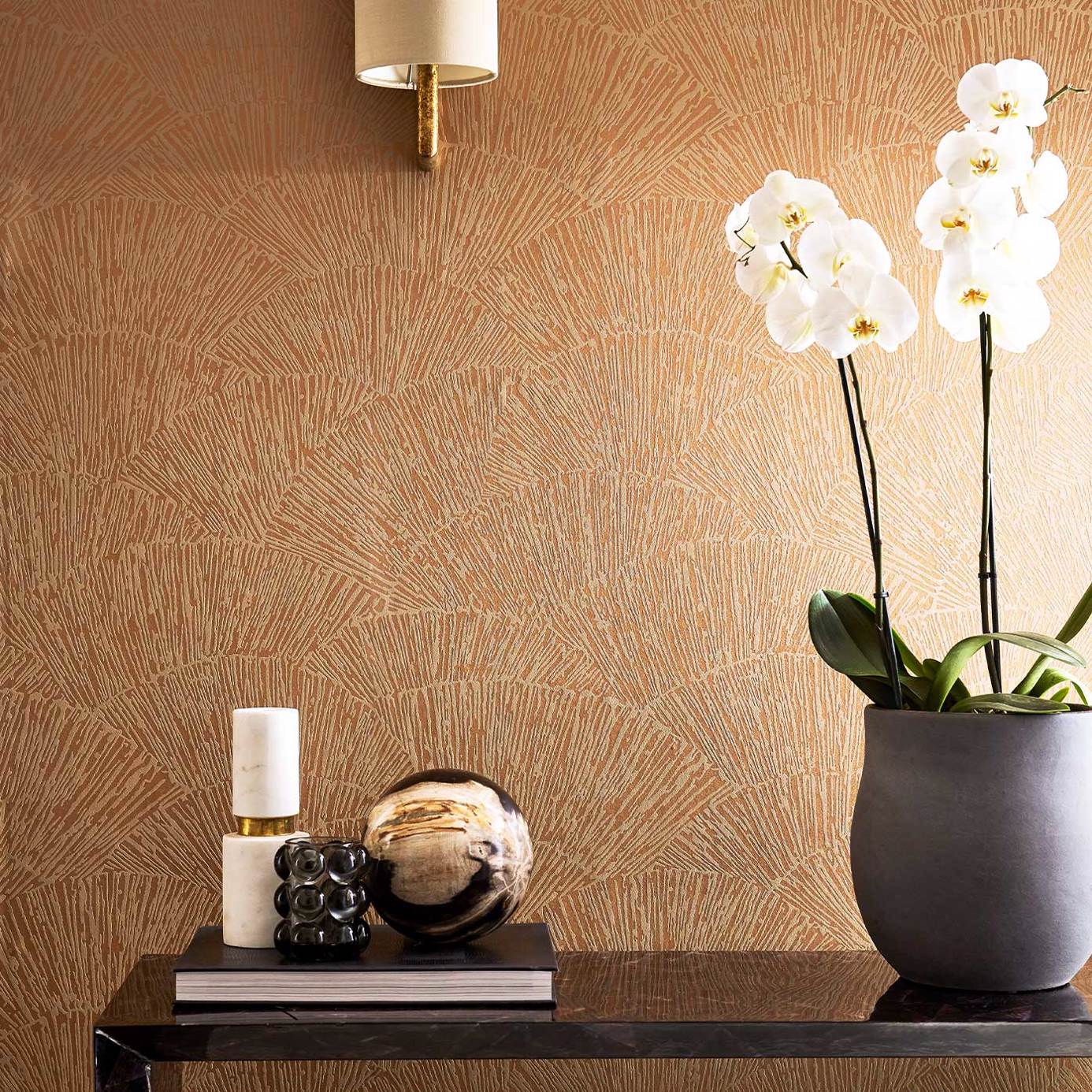 Tessen Wallpaper - Oyster - HM6W112178