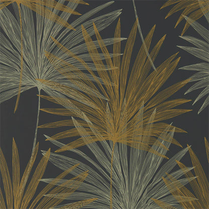 Mitende Wallpaper - Jet/Gold - HMIW112227