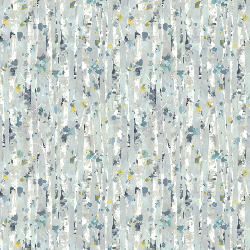 Hopea Peacock Ecru Fabric