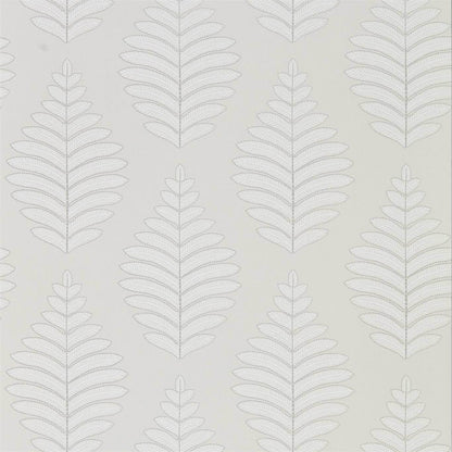 Lucielle Wallpaper - Linen/Silver - HPUT111898