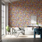 Sanguine Wallpaper - Pomegranate/Clemantine/Peony/Blueberry - HQN2112839
