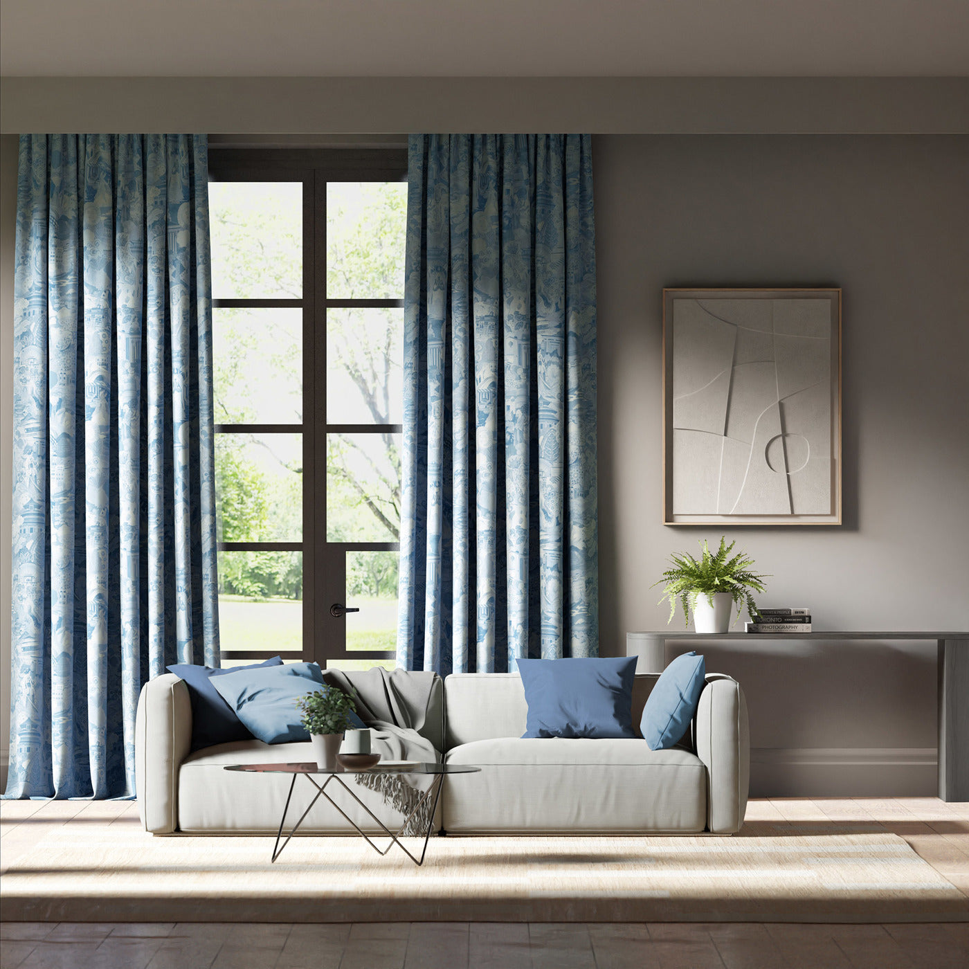 Journey of Discovery Room Fabric - Wild Water/Exhale