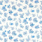 Woodland Floral Fabric - Lapis/Amethyst/Pearl