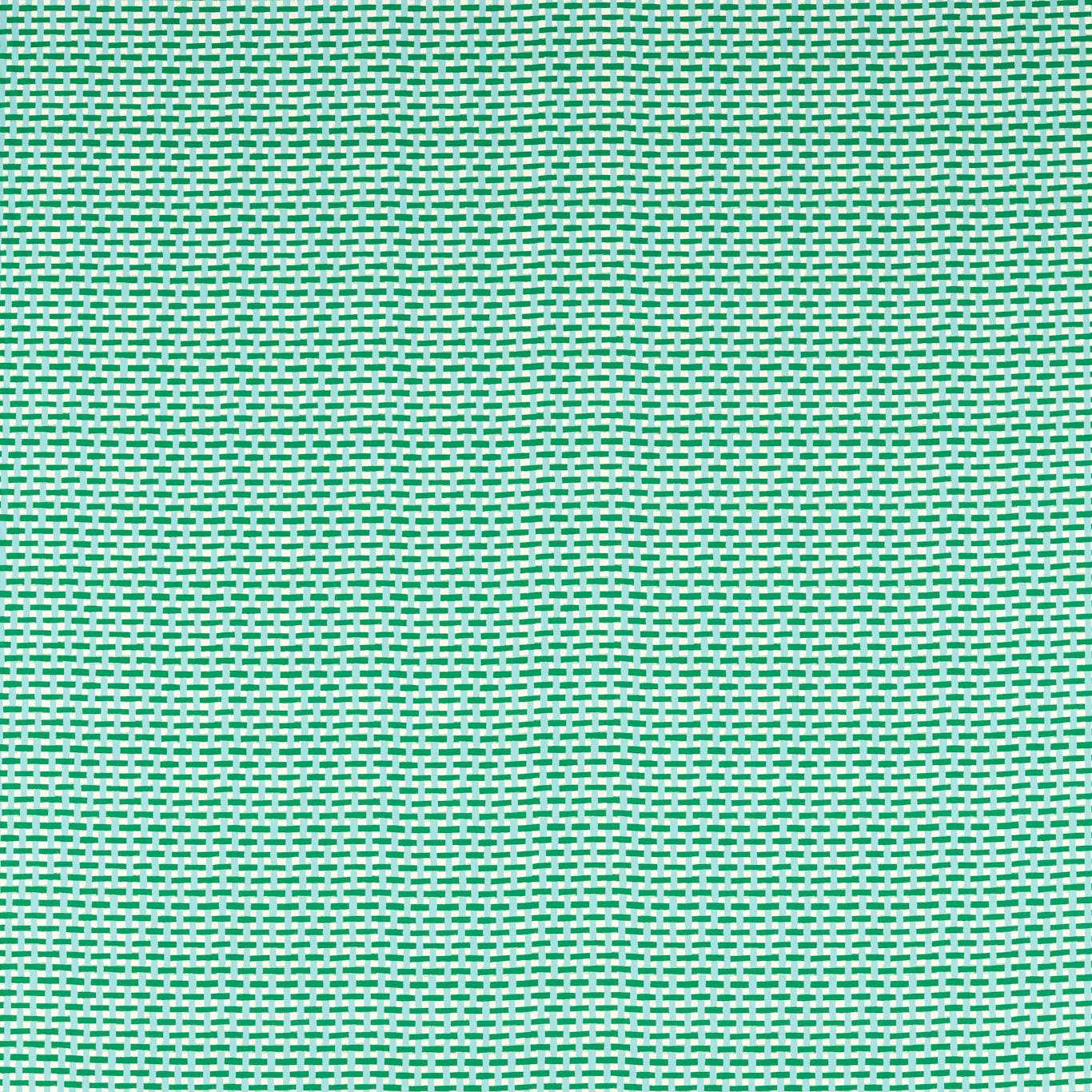 Basket Weave Fabric - Emerald/Aquamarine