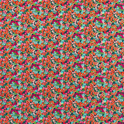 Wildflower Meadow Fabric - Carnelian/Aquamarine/Peridot