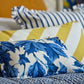 Dappled Leaf Room Fabric - Lapis