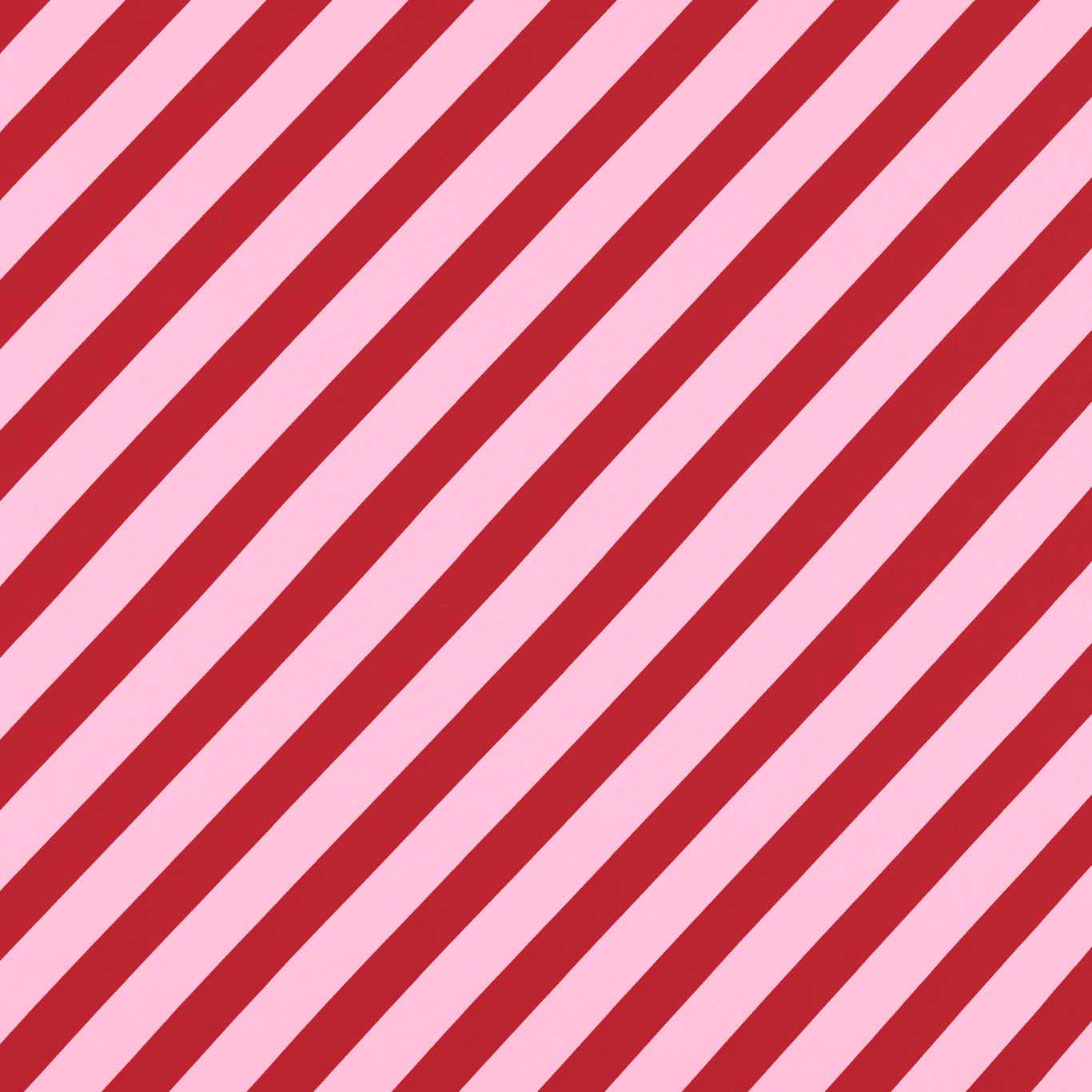 Paper Straw Stripe Fabric - Ruby/Rose