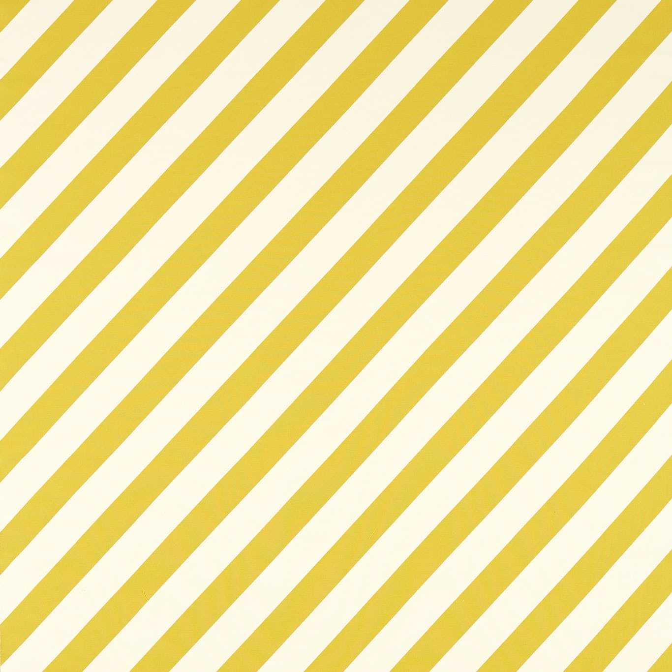 Paper Straw Stripe Fabric - Citrine