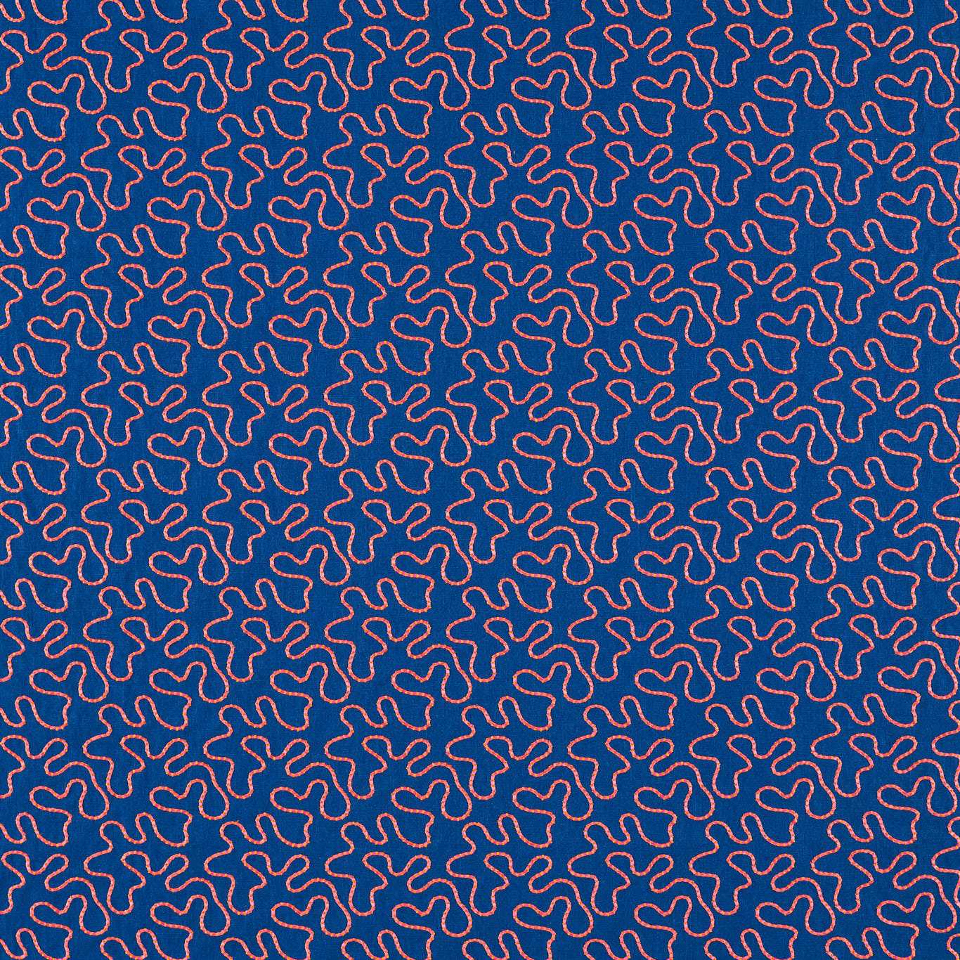 Wiggle Fabric - Lapis/Spinel