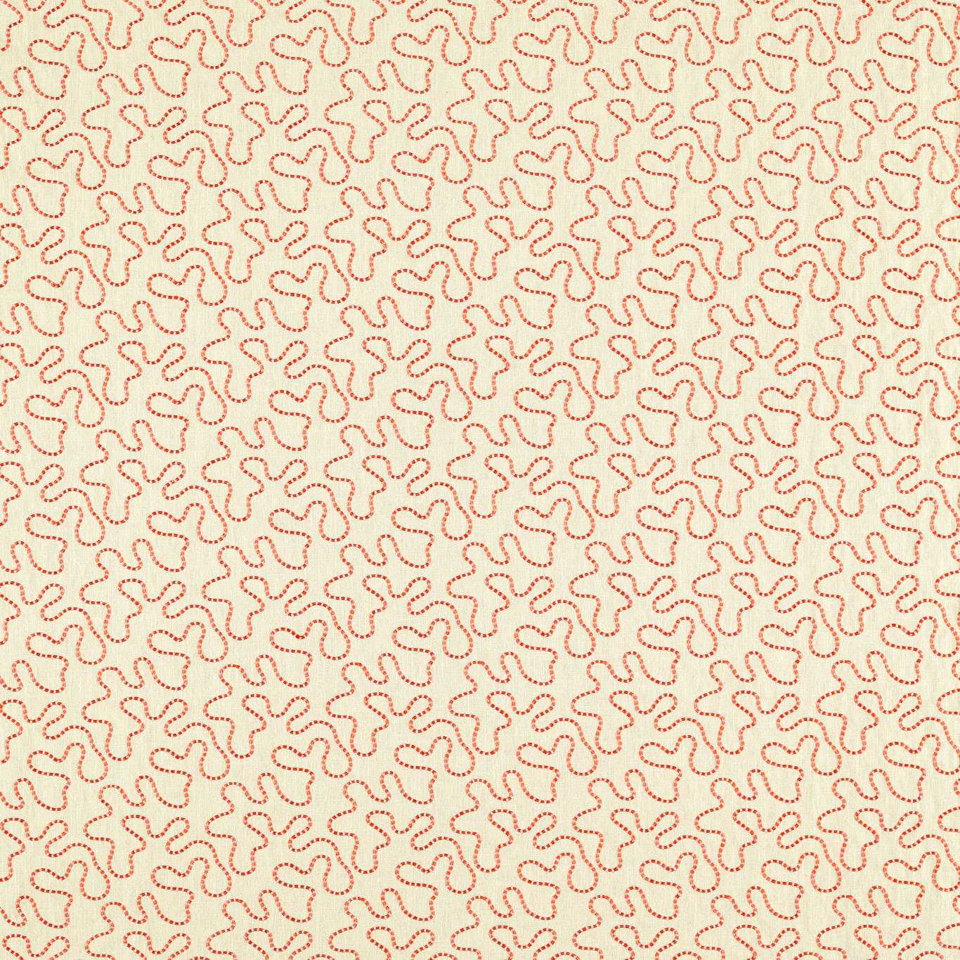 Wiggle Fabric - Linen/Carnelian