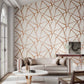 Sumi Wallpaper - Linen/Copper - HTEW112598