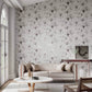Lotus Wallpaper - Ivory/Gilver - HTEW112603