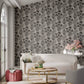 Matupi Wallpaper - Gilver/ Ebony - HTEW112775