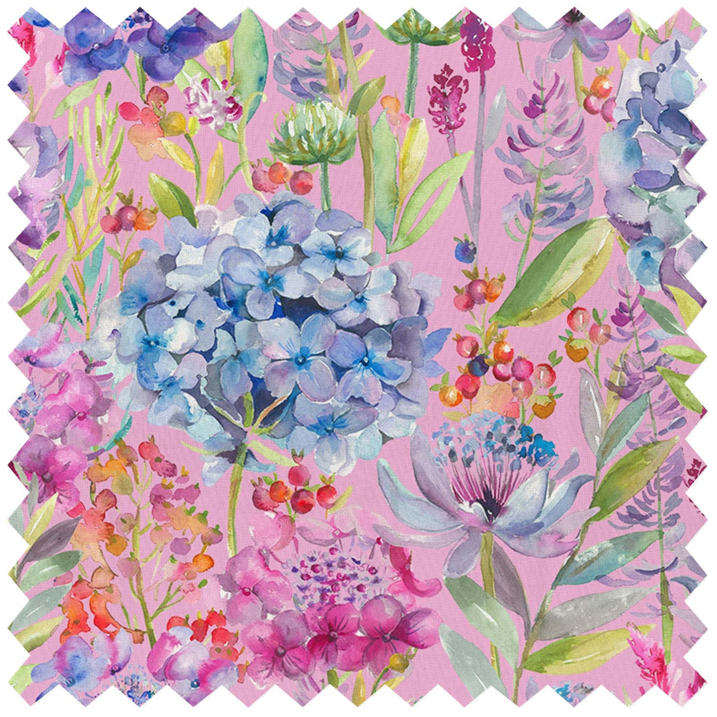 Hydrangea Blush Lomond Pima Lawn Cotton - Dress Fabric