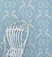Heraldic Lion Wallpaper - Wedgewood Blue - BG1100101 - Barneby Gates