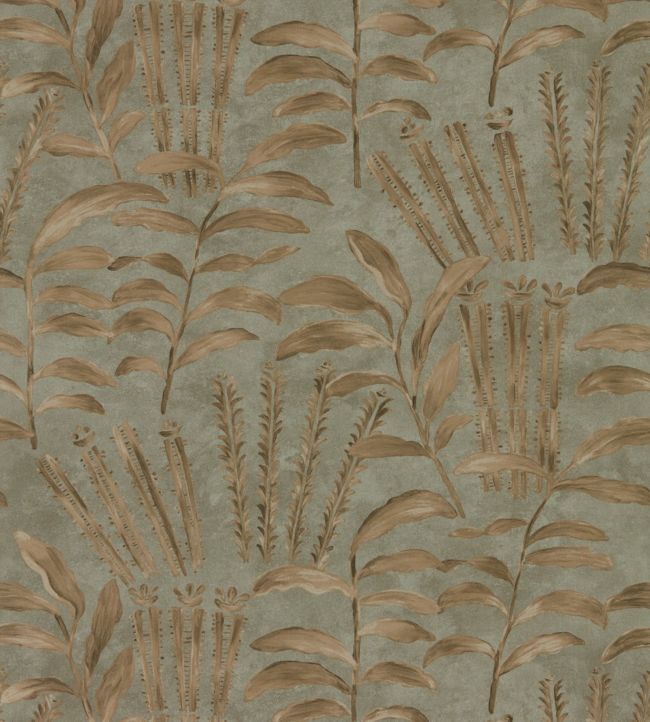Highclere Wallpaper - Olivine - ZDAR312854 - Zoffany
