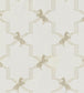 Horse Trellis Fabric - Metallic Stone - BGF020202 - Barneby Gates