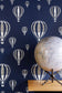 Hot Air Balloon Wallpaper - Midnight Blue - BG2600102 - Barneby Gates