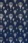 Hot Air Balloon Wallpaper - Midnight Blue - BG2600102 - Barneby Gates
